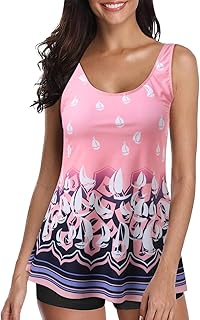 Camiseta para hombre con cuello en V 2023, talla grande, dividida, esquina, estampada, tankini de dos piezas, camiseta