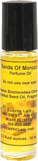 Sands Of Morocco Perfume Oil, 0.3 Oz Portable Roll-On Fragrance with Long-Lasting Scent, Delightful Essential Oils and Jojoba Oil For Daily Use