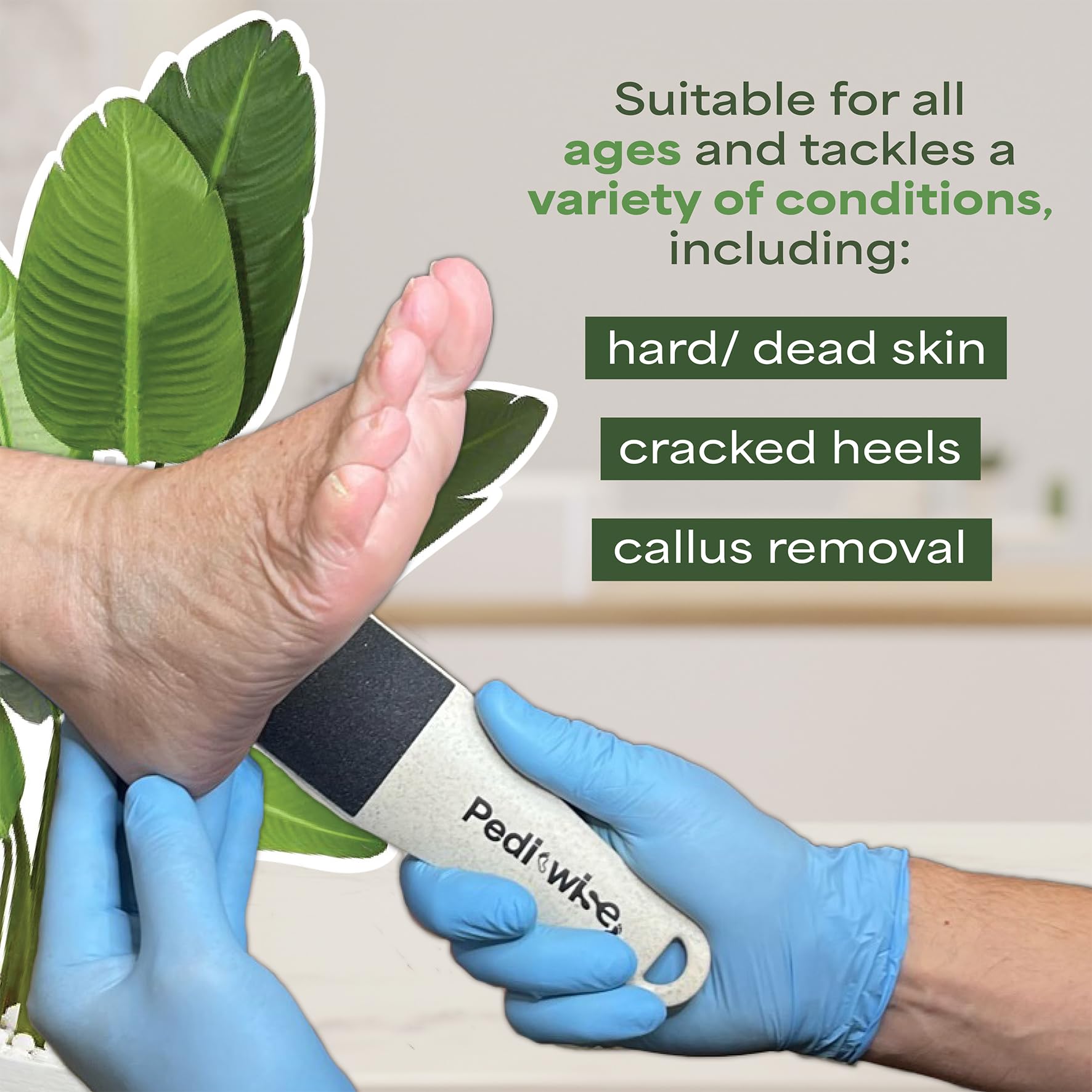 PEDI-WISE Double Sided Foot File – Extra Large Professional Foot Rasp ...