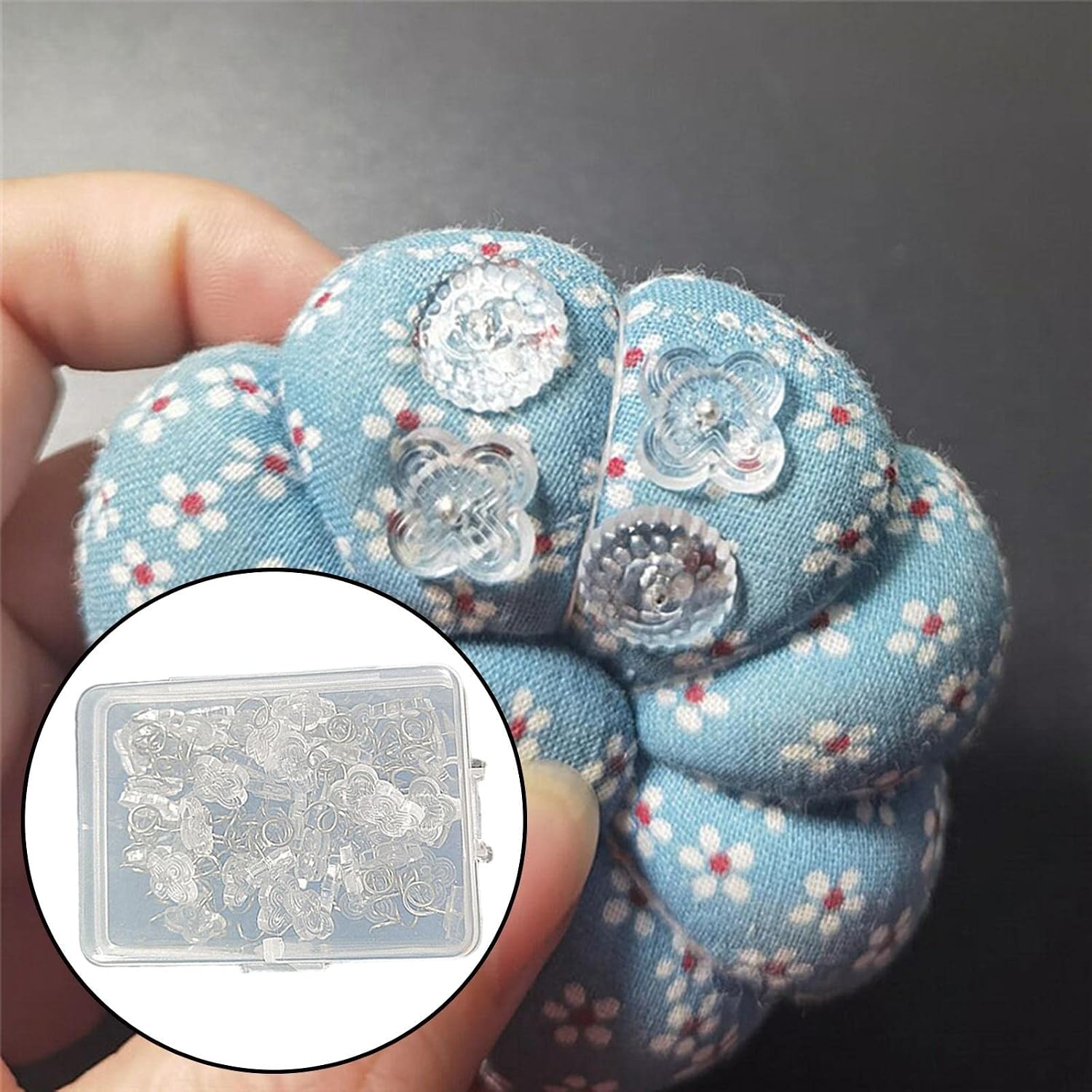 Upholstery Tacks Bed Skirt Pins Fixes Twist Pins for Bedding Linens Sofa - (Color: Round)