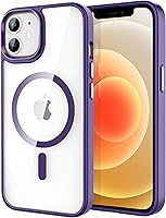 Vista 27 de CACOE Funda magnética para iPhone 12 y iPhone 12 Pro de 6.1 pulgadas - Compatible con MagSafe y soporte magnético para teléfono en el automóvil,