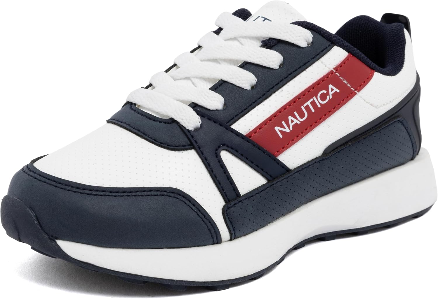 Nautica Kids Boys & Girls Lace-Up Sneakers – Athletic Shoes for Running & Walking with Cushioned Insole and Comfortable Fit for Big and Little Kids
