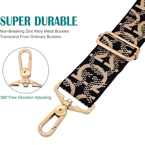 Purse Straps Replacement Wide Crossbody Shoulder Strap for Bags Purse Accessories Guitar Straps