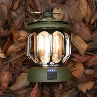 BOSUGE,USB Rechargeable Camping Lantern, Outdoor Tent Light, USB Led Table Lamp, Portable Camping Light, Retro Hanging Night Lamp for Emergency Travel