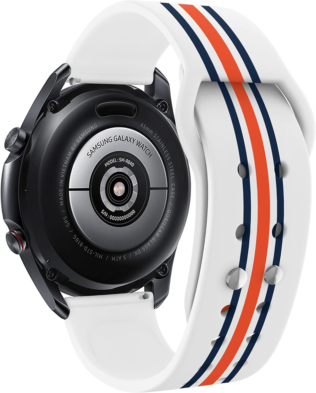 Affinity Bands Auburn Tigers HD Watch Band Compatible with Samsung Galaxy Watch and more