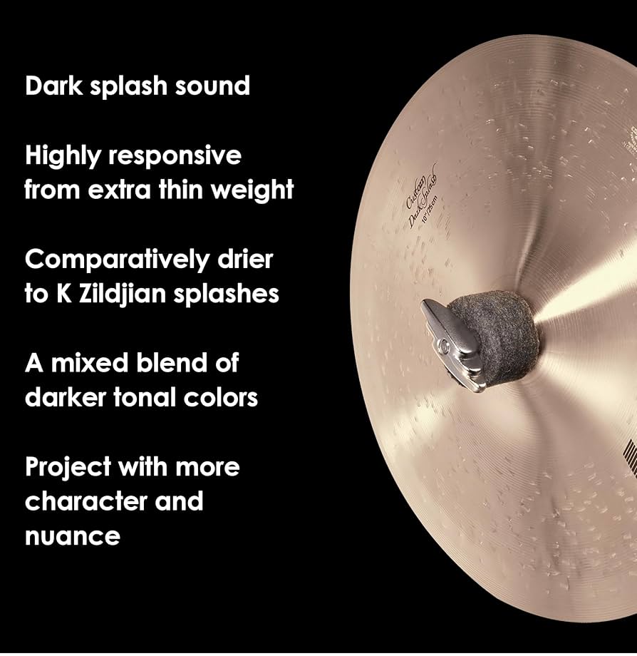 【スプラッシュ】Zildjian K Custom Dark Splash 8\" Zildjian K Custom Dark Splash Cymbal 8