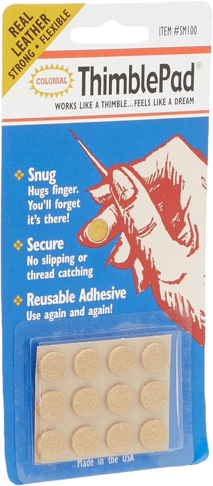 Colonial Needle Foam ThimblePads-1