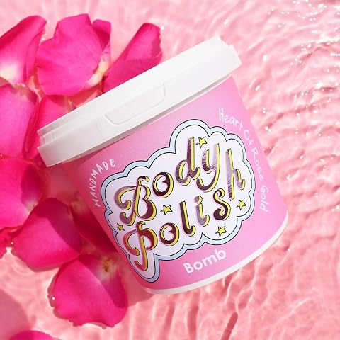 Bomb Cosmetics Heart of Rose Gold Vücut Peeling 375g