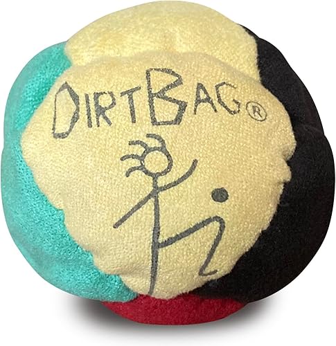 Miniatura 3 de DIRTBAG Classic Footbag Hacky Sack Paquete de 3 con bolsa, único, juego de bolsas de pies con bolsa de transporte exclusiva.