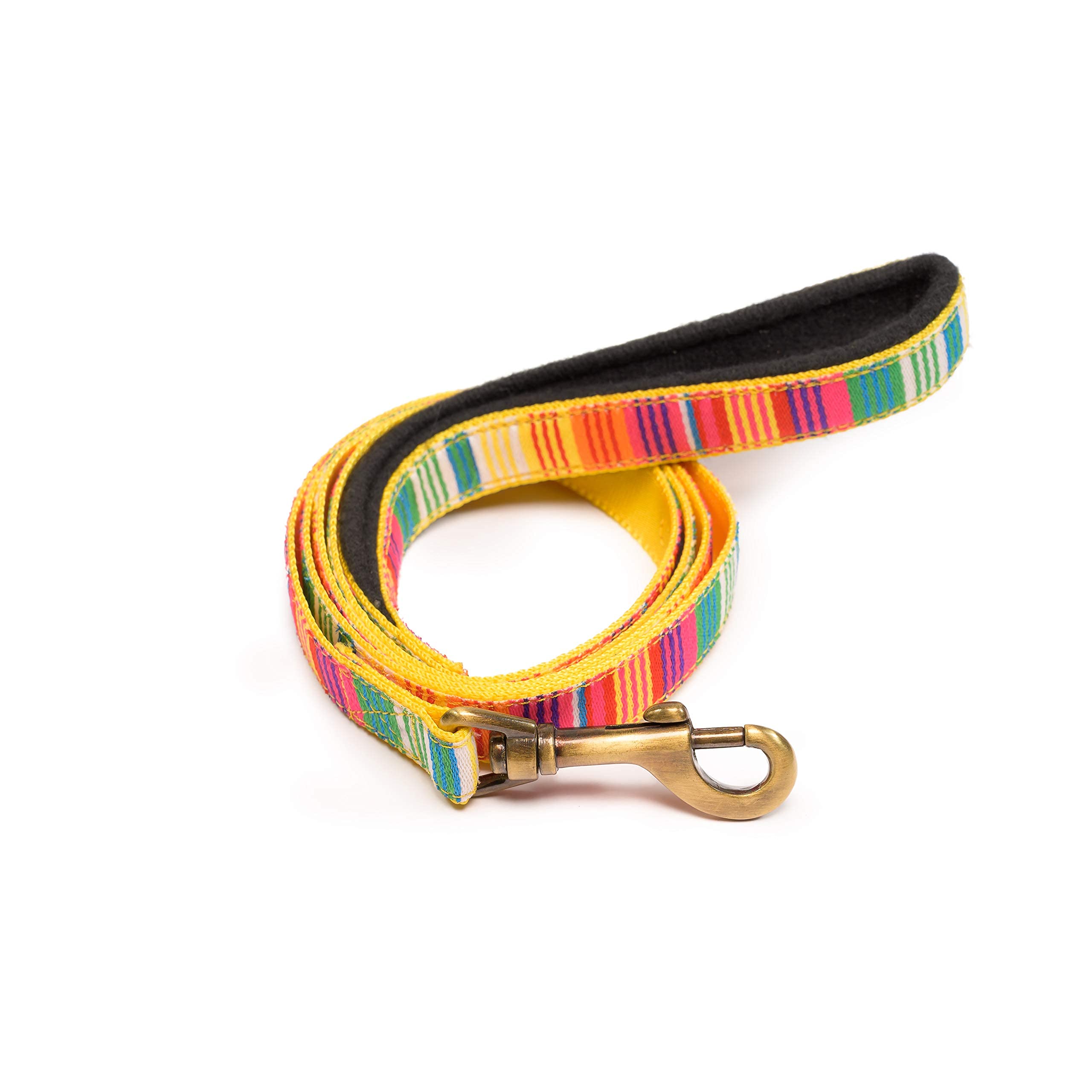PetWale Dog Leash with Padded Handle | Suited for Walking, Running, Training & More | Colourful Stripes Print | Easy to Clean & Maintain | Durable & Sturdy | L: 5 feet, W: 0.75 inches (B07TF6XVDF) Amazon Price History, Amazon Price Tracker