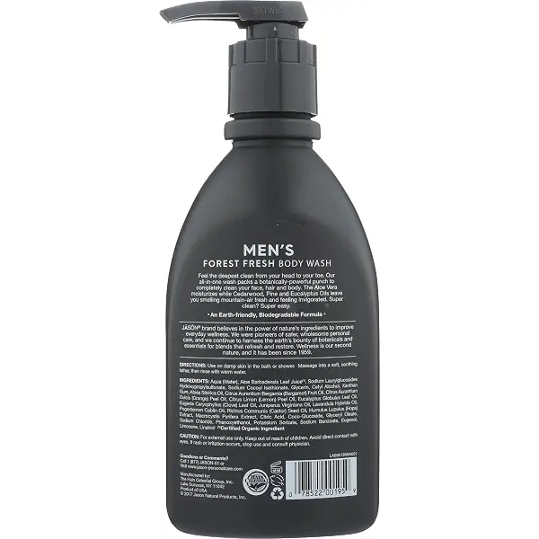 Jason Natural Men's All-In-One Body Wash, Forest Fresh, 30 Oz 2