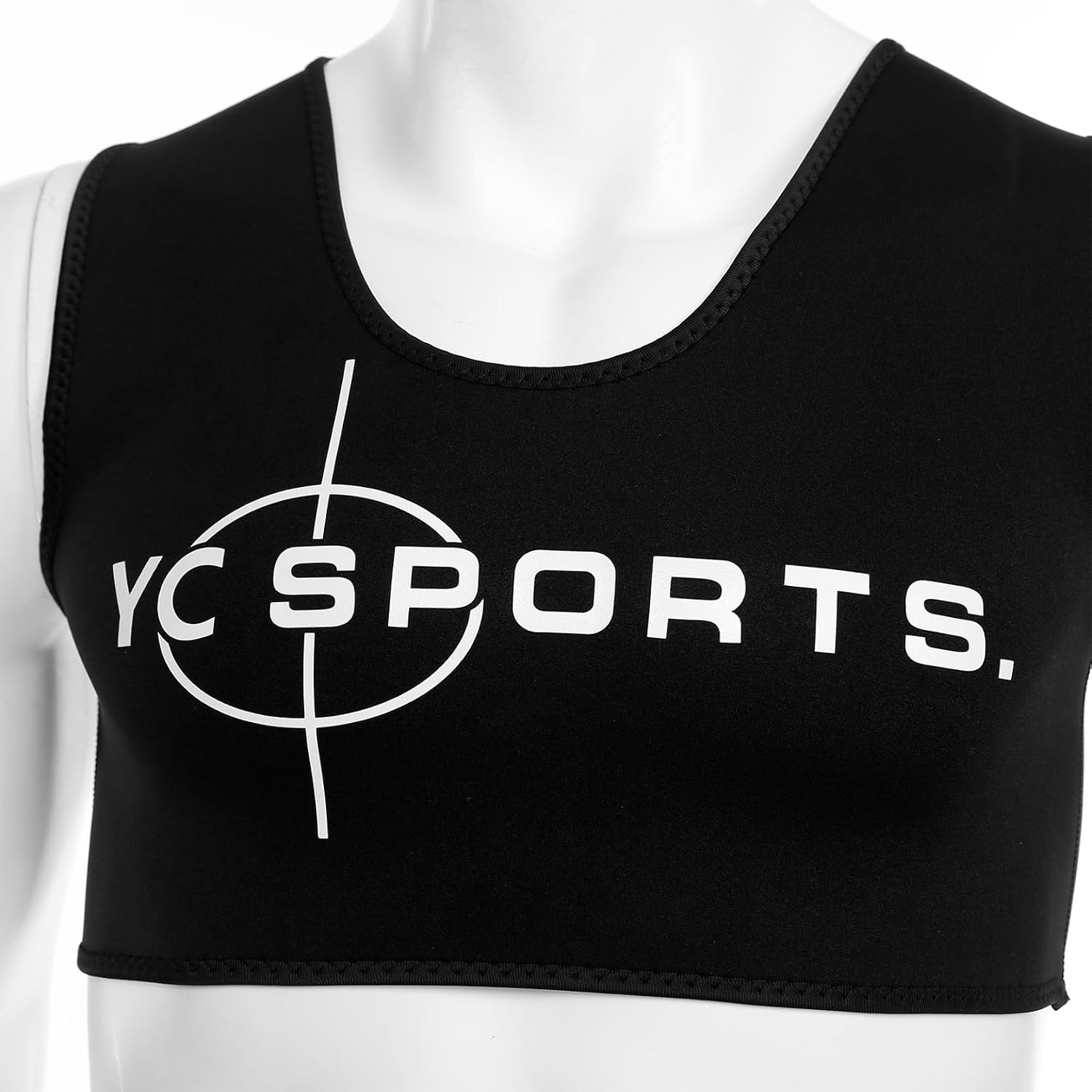 Mens Brace Vest Chest Support Strap Fitness Gym Sports Bra Vest Chest Compression Crop Tank Tops