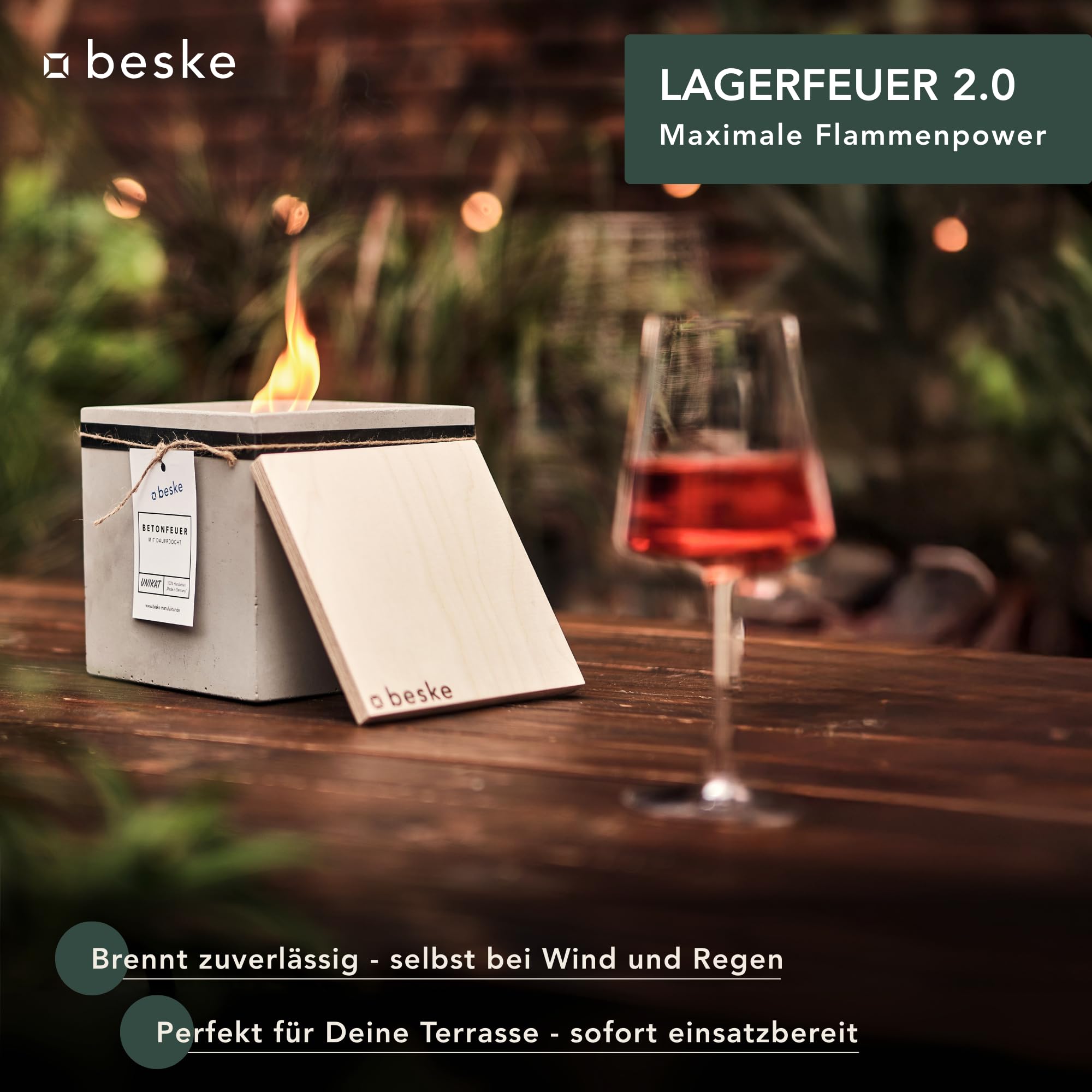 Betonfeuer® - Het origineel van de Beske fabriek | model 'Fuego