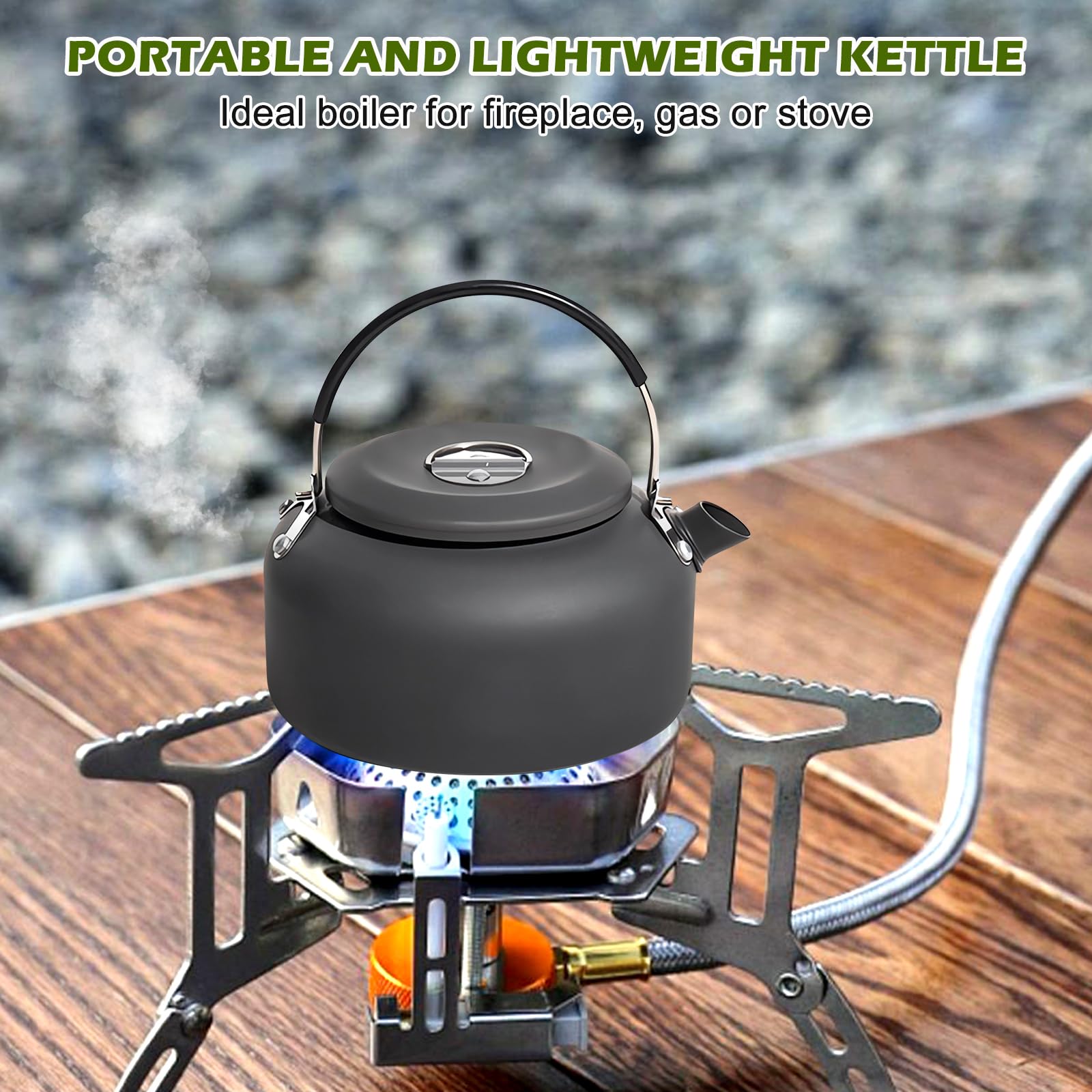Antieke Koperen Theeketel met Messing Details | Vintage Kettle