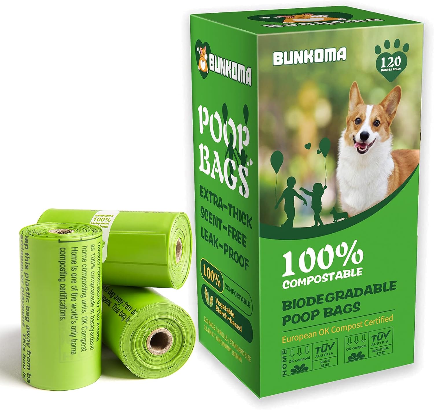 Bunkoma Extra Thick Dog Poop Bags, 100 Philippines Ubuy