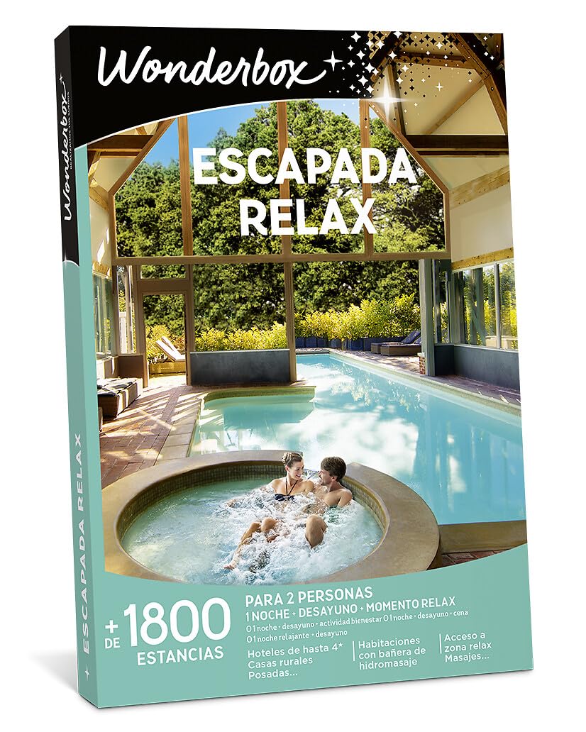 WONDERBOX Caja Regalo -ESCAPADA Relax- 4000 estancias para Dos Personas