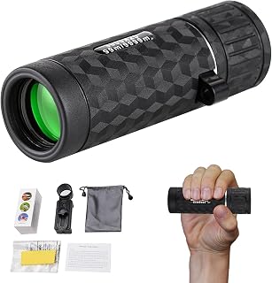 Night Vision Monocular, 30x50 Telescope for Adults High Powered with Smartphone Adapter Tripod, High-Definition Low Light Night Vision Monocular for Bird Watching Travel Hiking Electronics