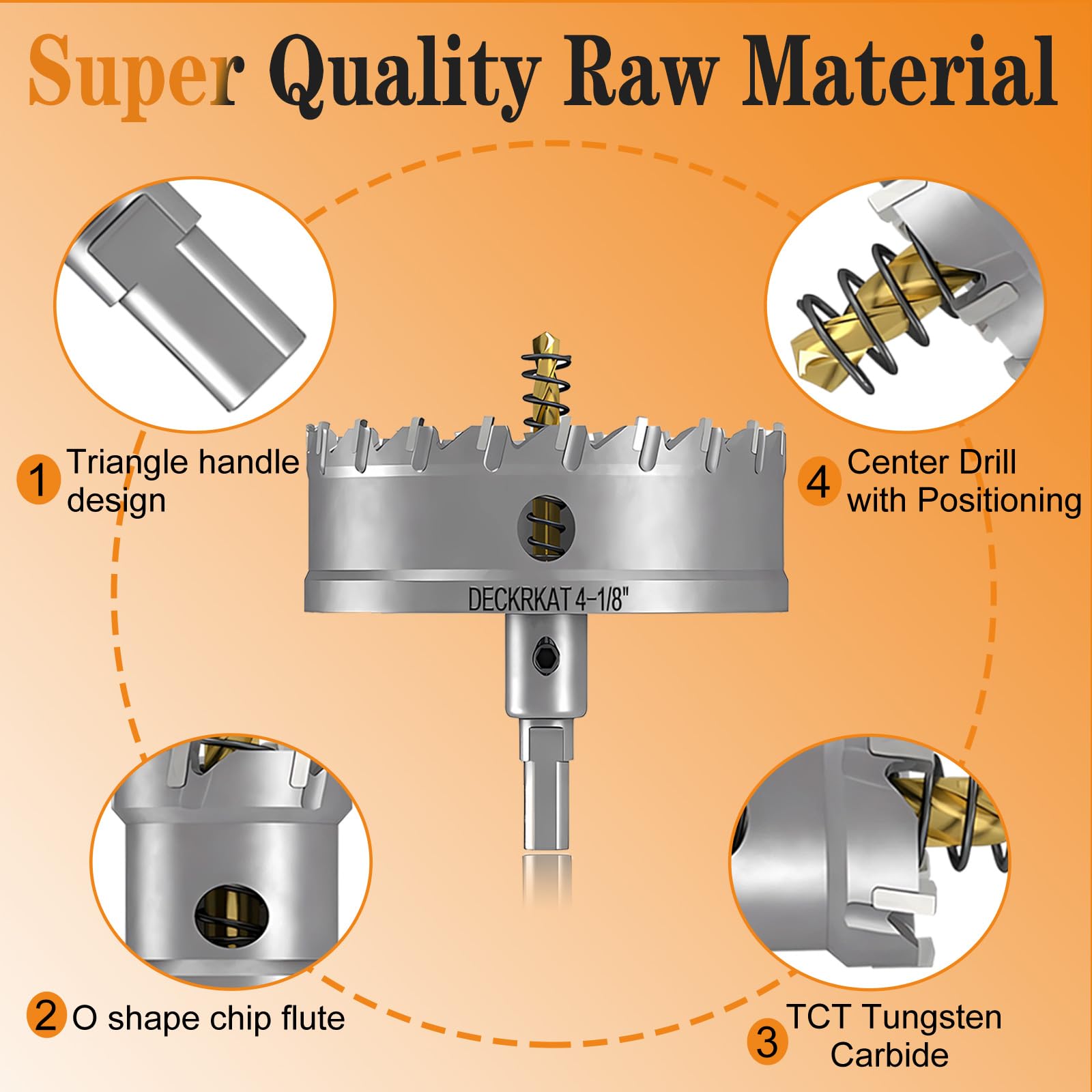 TCT Hole Saw - Cut Metal, Stainless Steel & More -4