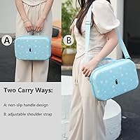 Vista 6 de Funda para Switch compatible con Nintendo SwitchSwitch modelo OLED, protección completa portátil, carcasa dura, forro suave, funda de almacenamiento