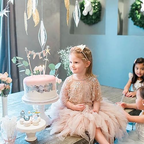 Miniatura 3 de 32 piezas de decoración de Halloween para cupcakes de baby shower, fantasma murciélago de bienvenida para bebés, biberón de carrito, decoración de