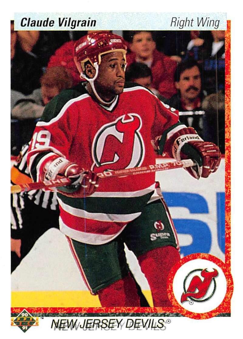 Amazon.com: Hockey NHL 1990-91 Upper Deck #250 Claude Vilgrain
