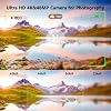 Digital Camera 4K 64MP Auto Focus Video Camera with Dual Lens
