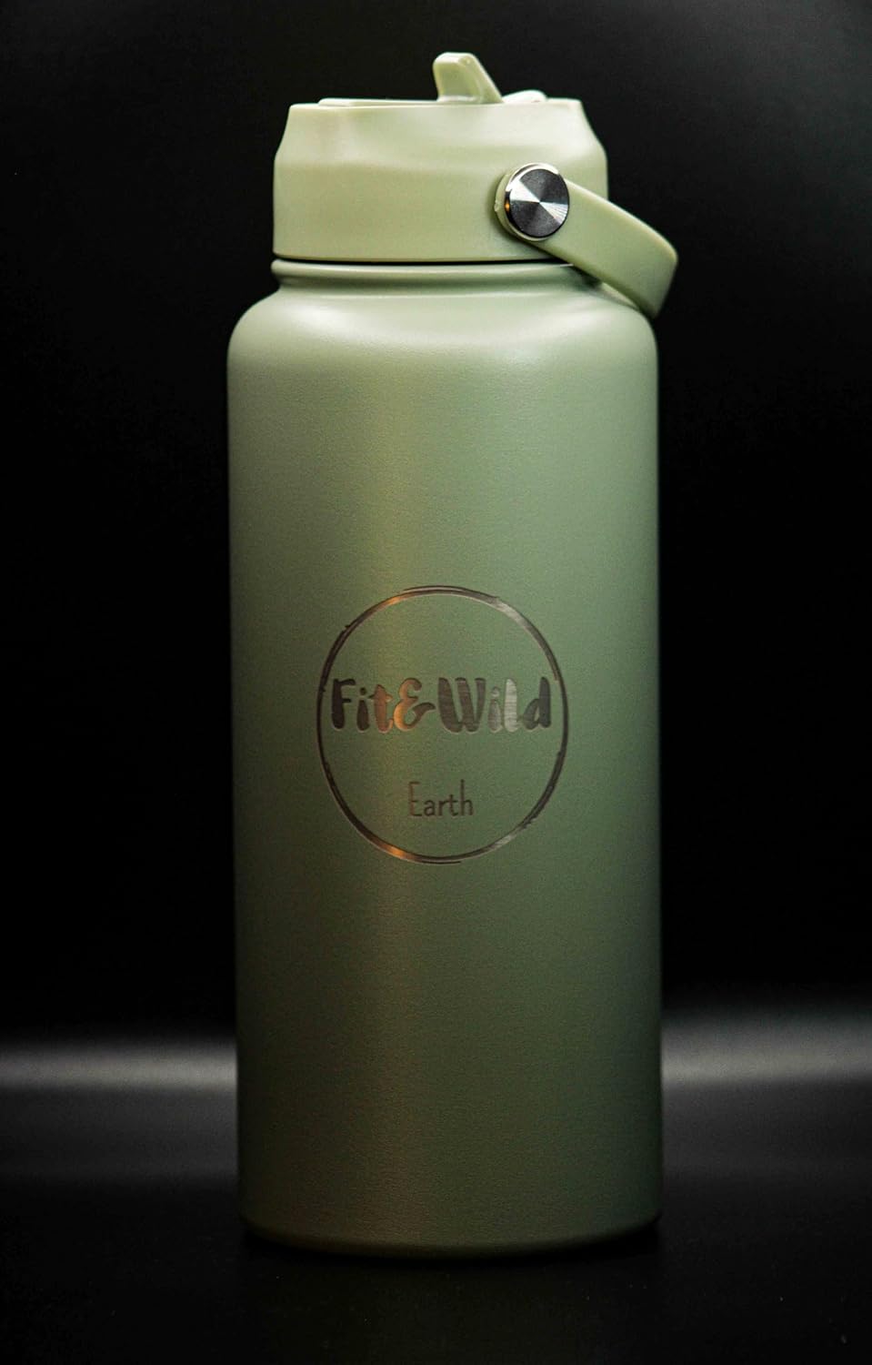 Insulated water bottle (Olive Green) Home & Kitchen