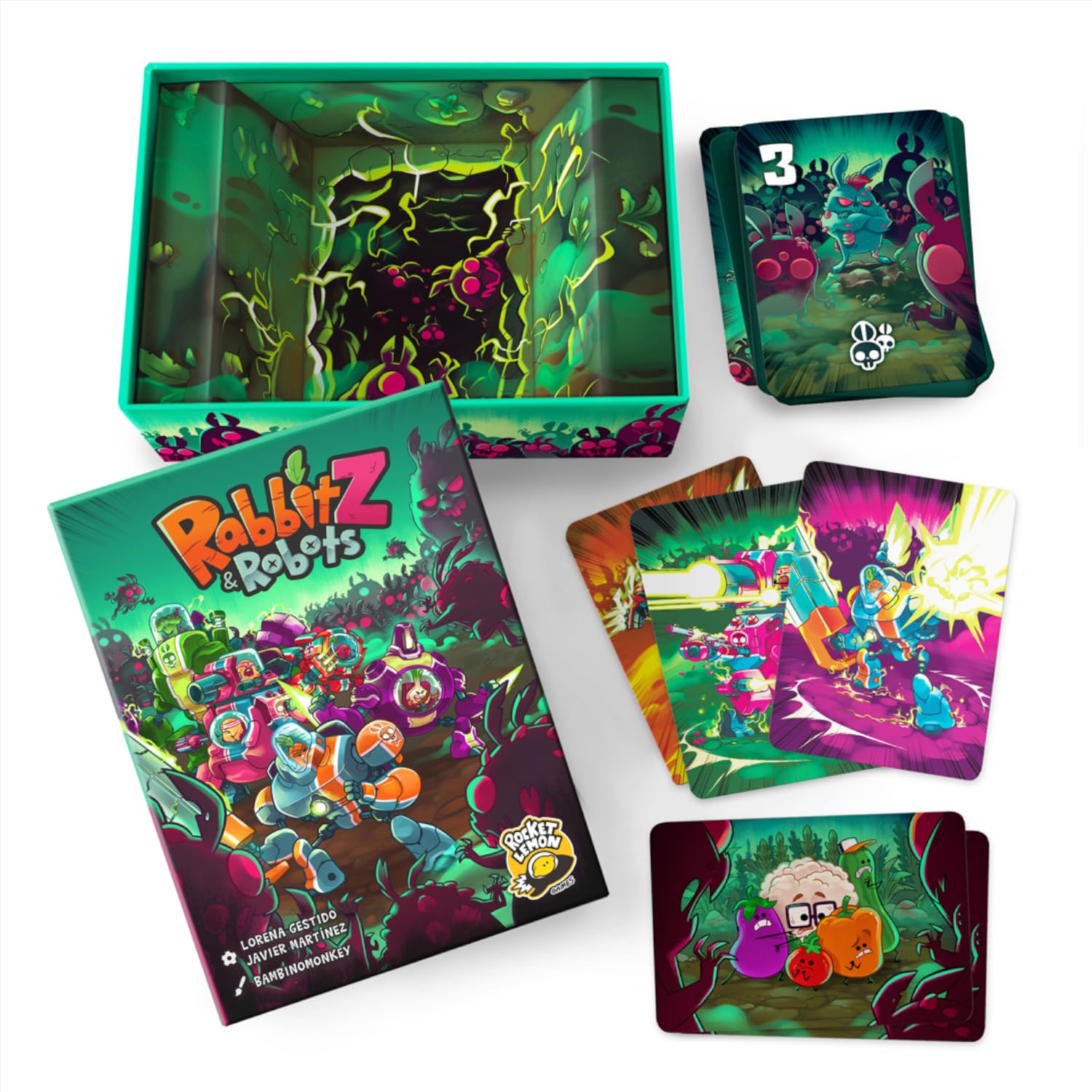 Juego De Mesa RABBITZ and ROBOTS PEGI 10, Colourful, 19.1 cm x 7.5 cm x 7.4 cm - Image 3