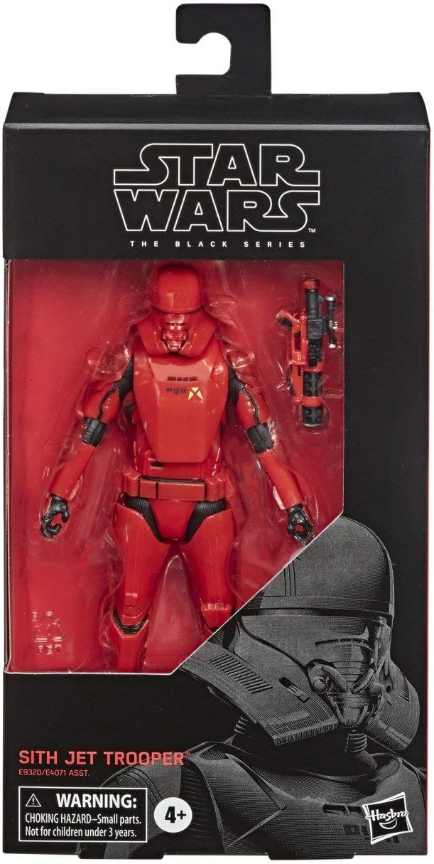 Star Wars The Black Series Sith Jet Trooper Toy 6-inch Scale The Rise of Skywalker Collectible Action Figure, Kids Ages 4 and Up