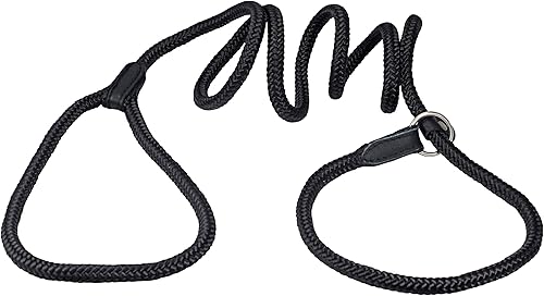 Miniatura 5 de Perros My Love cuerda de nailon antideslizante correa ajustable Collar de perro y correa 6ft de largo Rojo