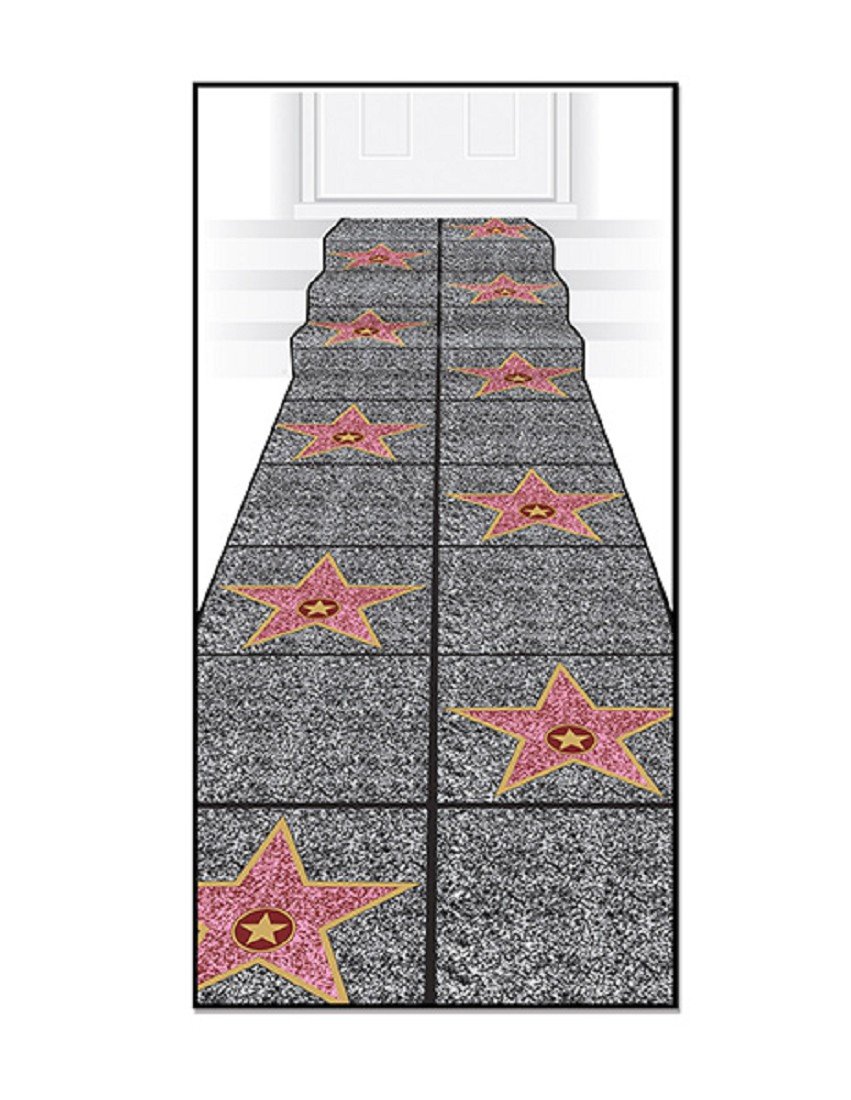 Tapis Beistle 57914 Star de 61 cm x 3 m pour décoration de sol