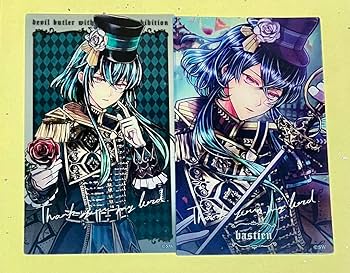 Amazon.co.jp: 悪魔執事と黒い猫 あくねこ展 バスティン クリアカード