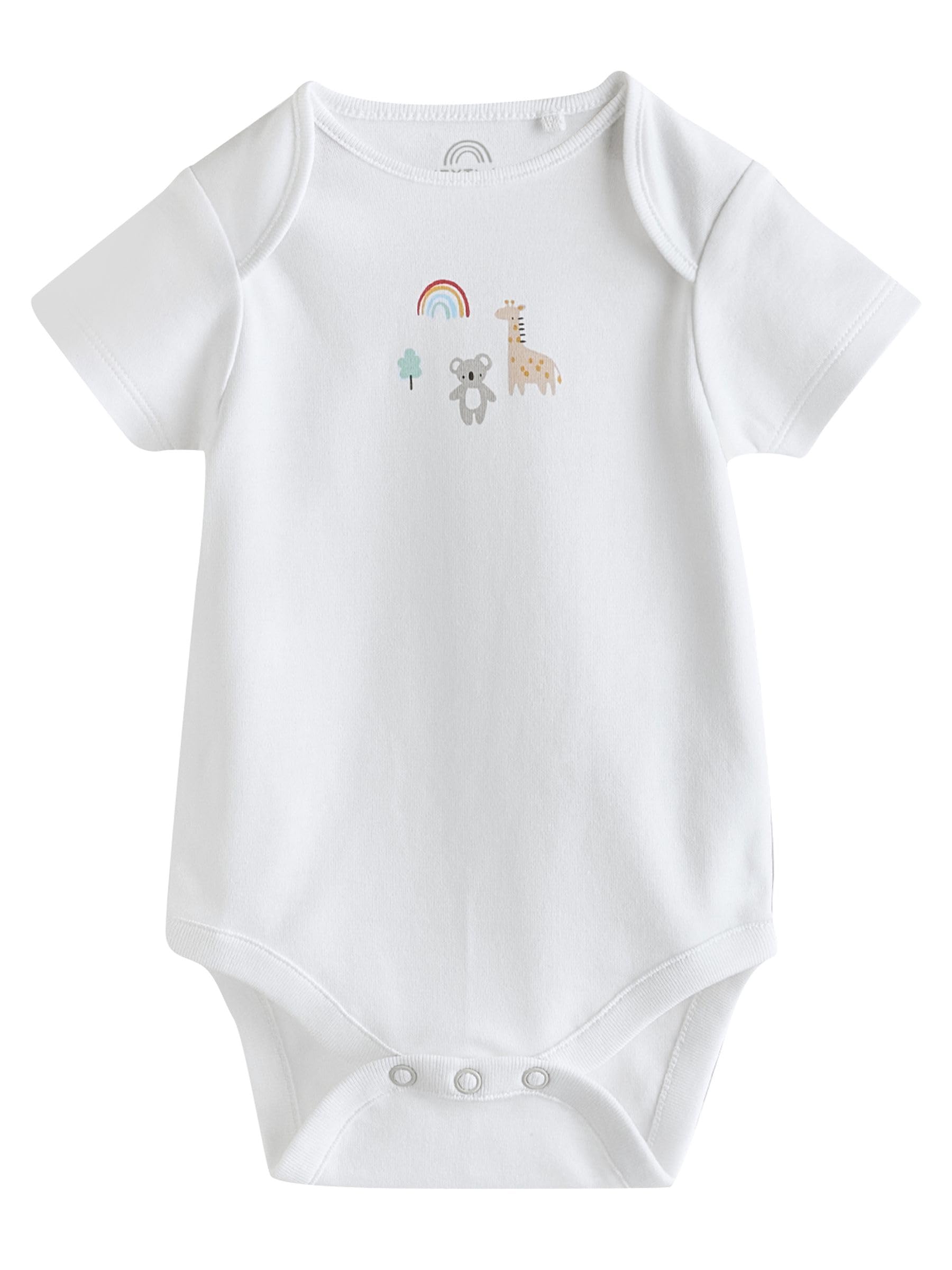 NEXT Noworodki unisex Zestaw 5 niemowlęcych body z krótkim rękawem