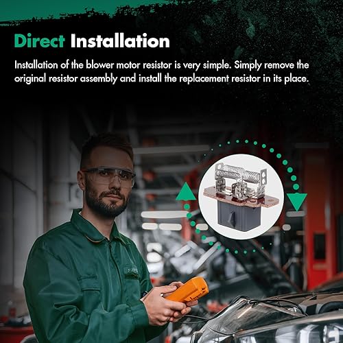 Miniatura 980 de SCITOO Resistencia de motor de ventilador HVAC para 2008-2013 para Chrysler 300/2008-2016 para Town & Country/2008-2010 para Dodge Charger/2008-2018