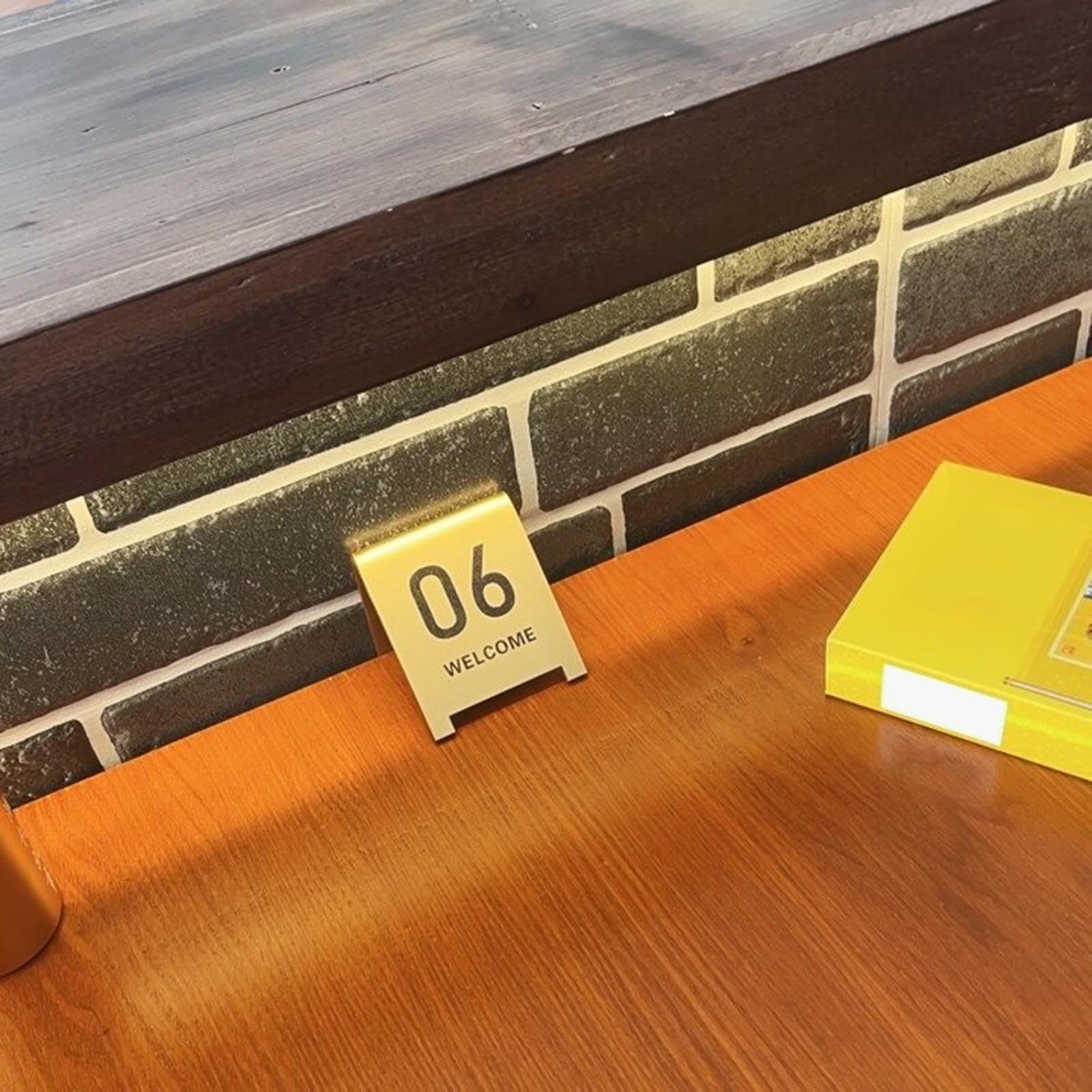 Letreros De Mesa Y Carpa Reservados De Acrílico De Doble Cara