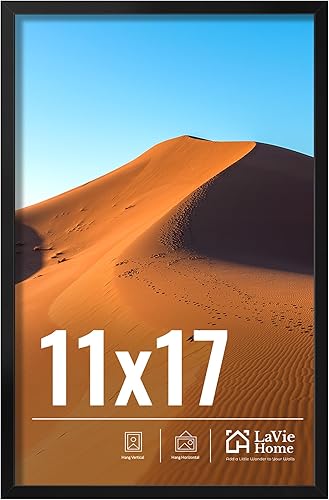 Miniatura 114 de LaVie Home Marco de fotos de 2 x 3, marco de fotos negro de 2 x 3 con plexiglás HD, marco de visualización de 2 x 3, 1 paquete, colección clásica