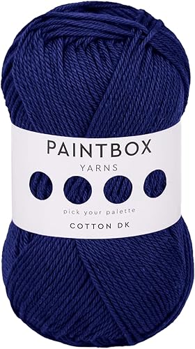 Miniatura 64 de Paintbox Yarns Hilo DK 100% Algodón 1.76oz (50g), 137 Yardas (125m) - Vino Tinto para Crochet, Tejer - Hilo Suave y Ligero de Doble Punto para Ropa