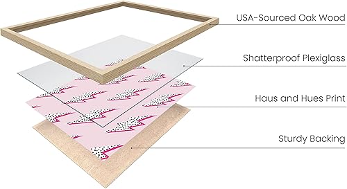 Miniatura 2 de HAUS AND HUES Bonito póster estético rosa para decoración de habitación, arte de pared rosa para niñas universitarias, imágenes lindas para