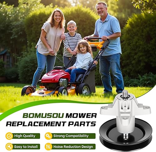 Miniatura 7 de Paquete de 2 conjuntos de husillo 618-0624 618-0659 de 42 pulgadas 918-0624 918-0659 618-04456 618-04461, reconstrucción del eje de la cubierta de