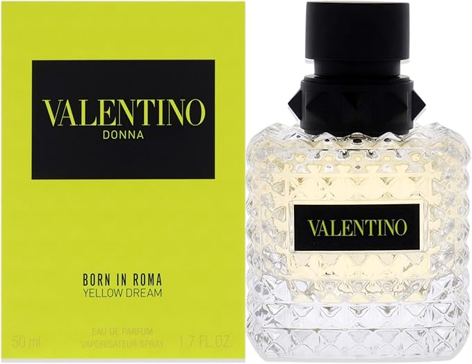 Valentino Donna Born In Roma Yellow Dream Eau de Perfum Spray for Women, 1.7 ounce/ 50 ml