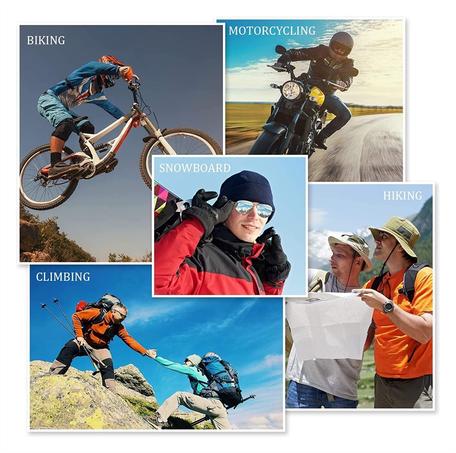 Cagoule Hommes Femmes Femmes Face Masque/UV Protection Couvoirs Longs de Cou Respirant for Le Ski de Ski de pêche à la pêche à la Moto à vélo (Color : K-EF-02, Size : M 56-60cm)