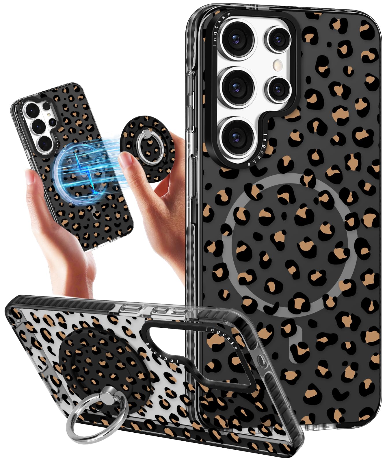 Coque léopard Samsung S25 Ultra chic : accessoire idéal pour le quotidien