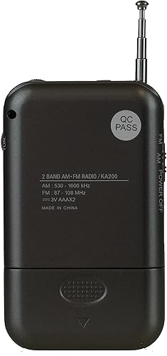 Miniatura 4 de Kaito KA200 radio de bolsillo AMFM Gris