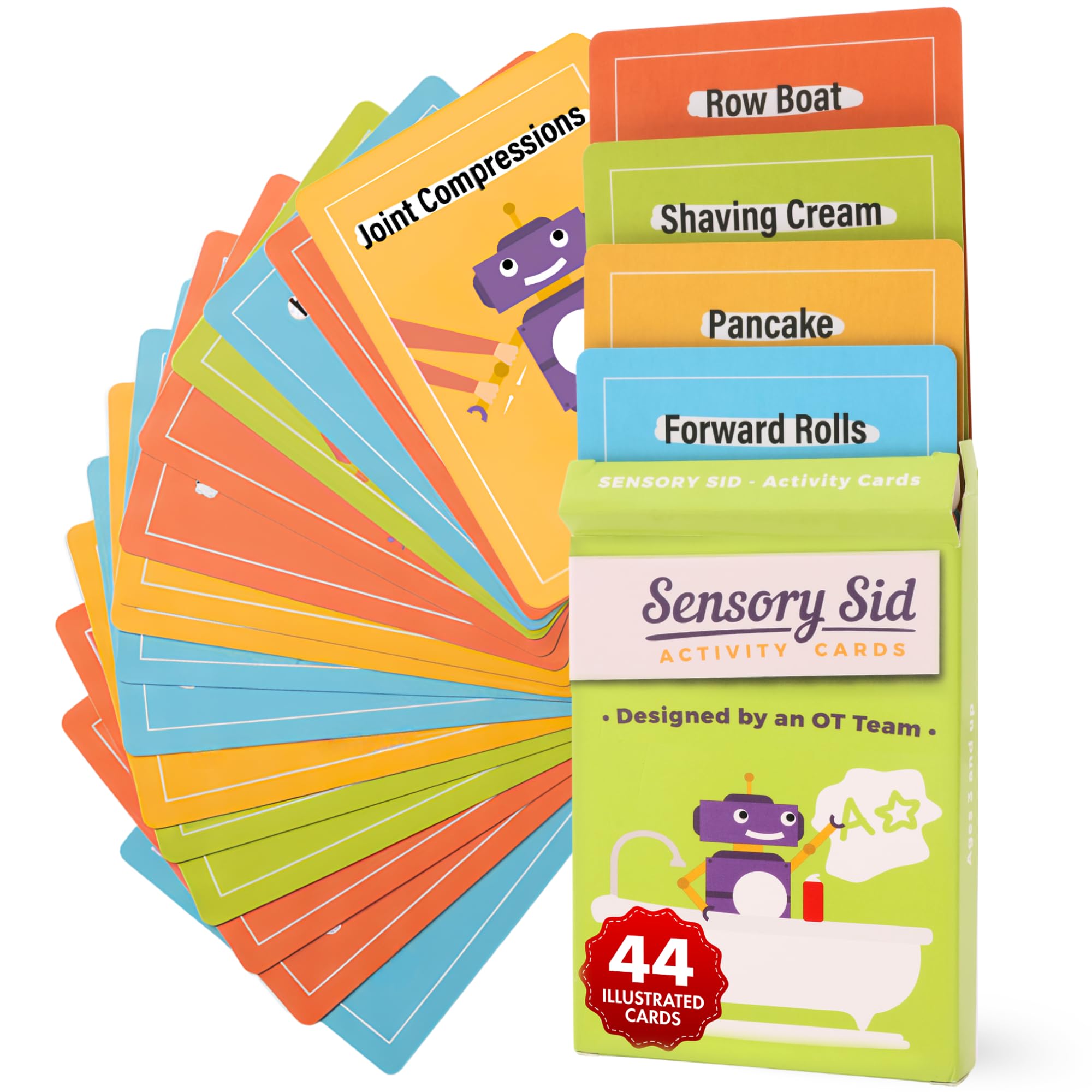 Activity Cards for Kids – Autism Support & Sensory Processing Disorder Tools – ADHD Games and Therapy Activities – Occupational Therapy Tools and Brain Break Activities