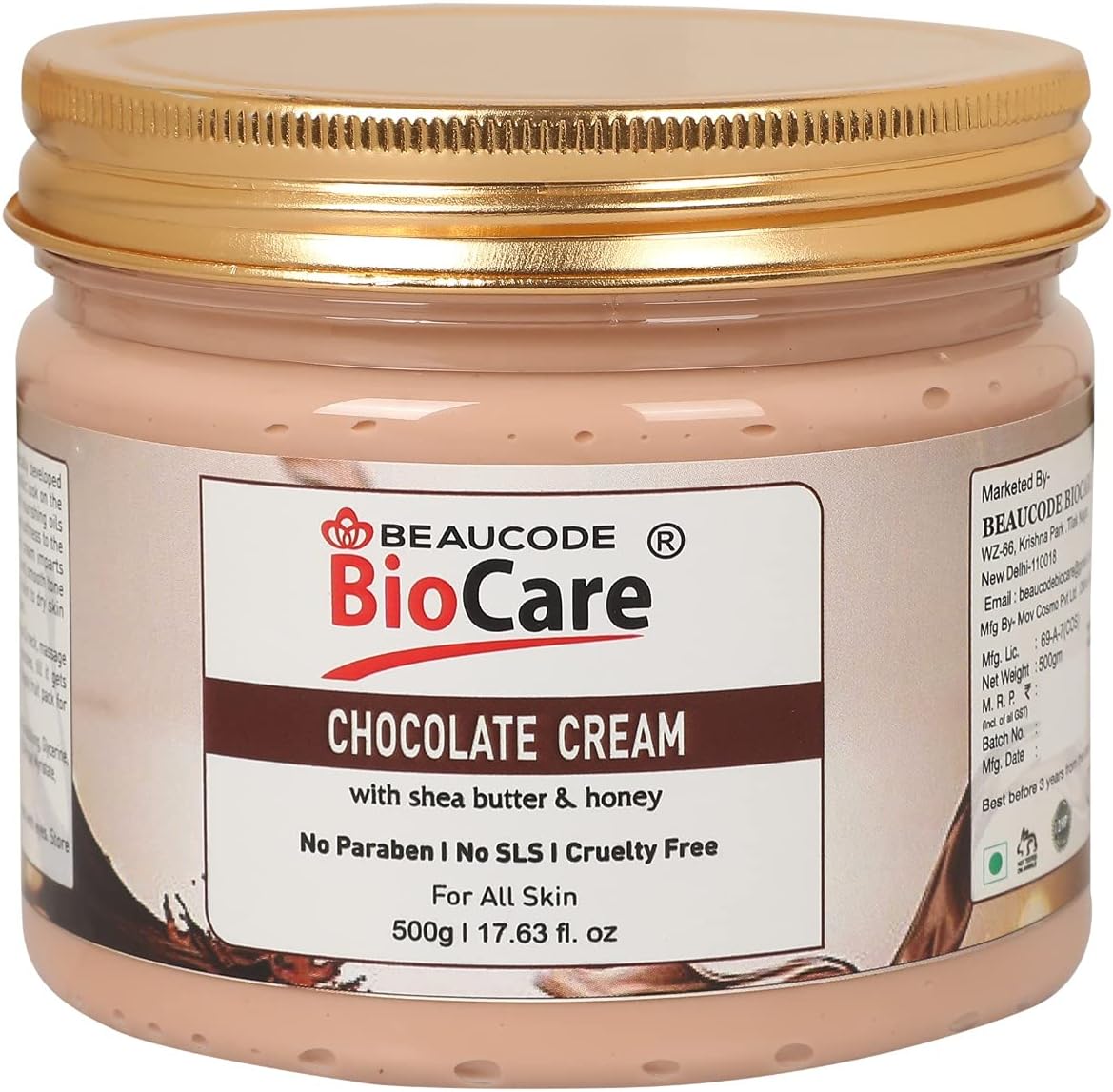 Chocolate Face And Body Cream 500gm