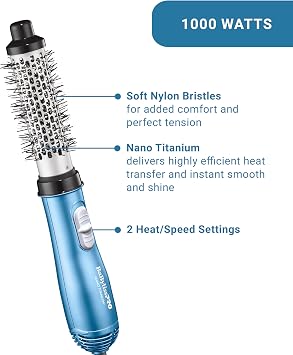 BaBylissPRO 1 1/4 Soft Bristle Hot Air Brush for Hair Styling