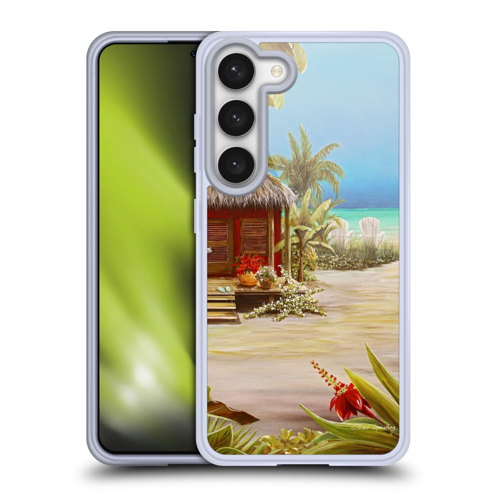 Funda de gel suave Samsung Galaxy S23 5G con ilustración artística detallada 7
