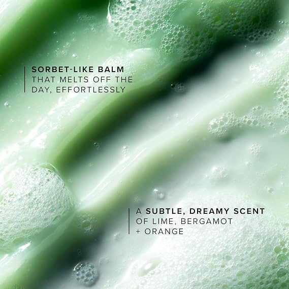 Farmacy Makeup Remover Cleansing Balm - Green Clean Waterproof Makeup Remover Balm + Oil Cleanser for Face - Gently Melts Make Up + SPF - Hydrates + Softens Skin with Super Greens + Papaya (12ml)