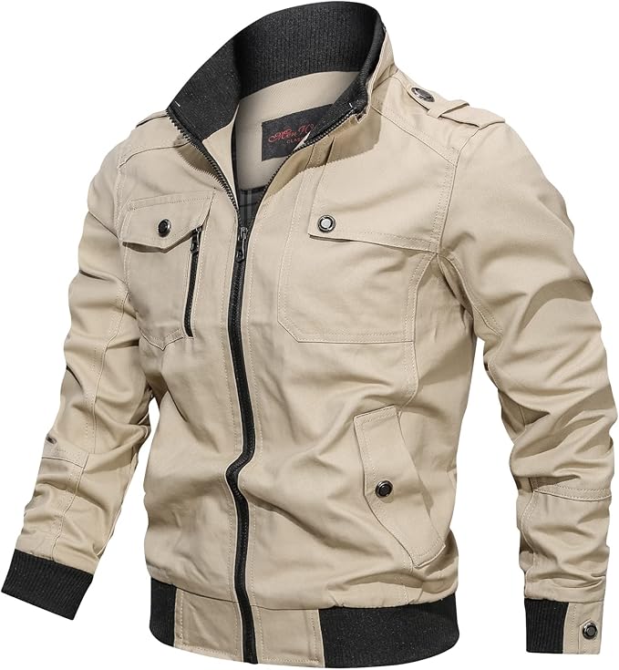 Men's Cargo Jacket, Blouson Outerwear 