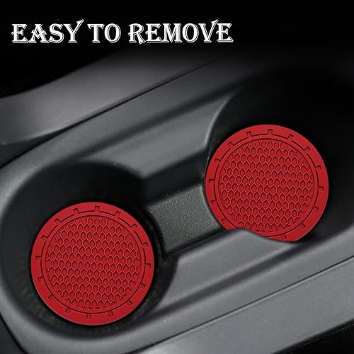 Miniatura 6 de 2 posavasos para automóvil, portavasos antideslizantes incrustados en adornos, accesorios universales empotrados para el interior del automóvil de